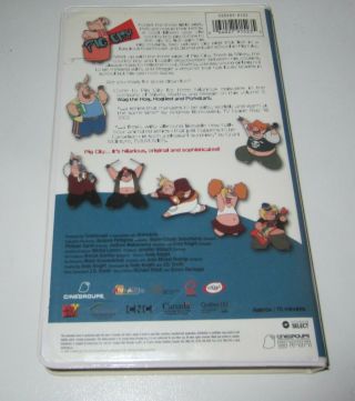 Pig City Vol.  1 Animated VHS 2002 Canada RARE 2