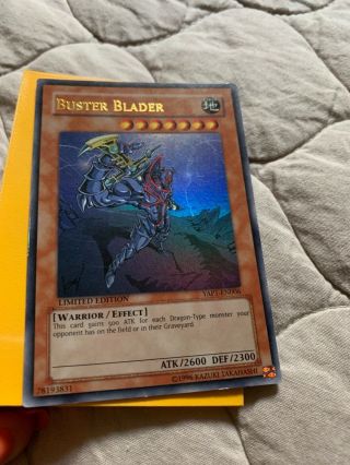 Buster Blader - Yap1 - En006 - Ultra Rare Holo Foil Yugioh Card Limited Edition