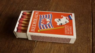 Rare Australian Arl Rugby League Club Redheads Full Matchbox,  Sydney Roosters