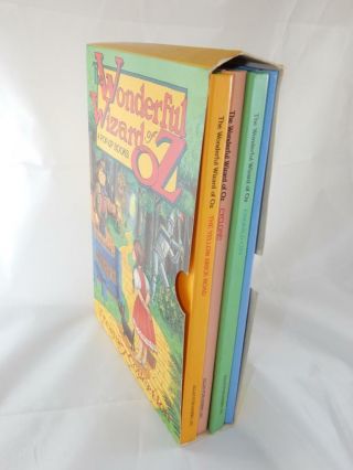 The Wonderful Wizard Of Oz ​four 4 Pop Up Books Treasury Rare 1991 Hc W/ Box