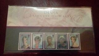 Royal Mail Diana Princess Of Wales (rare) 1997 Celebration Of Her Life