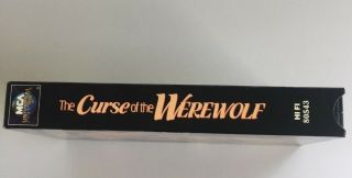 The Curse Of The Werewolf Rare & OOP Classic Horror MCA Universal VHS 3