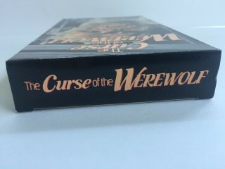 The Curse Of The Werewolf Rare & OOP Classic Horror MCA Universal VHS 4