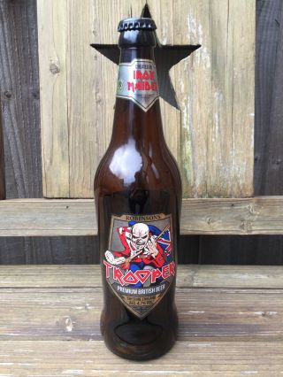 Iron Maiden Trooper Beer Bottle 660ml Empty Rare
