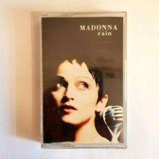 Madonna Rain Music Cassette Tape Rare Vintage 1993
