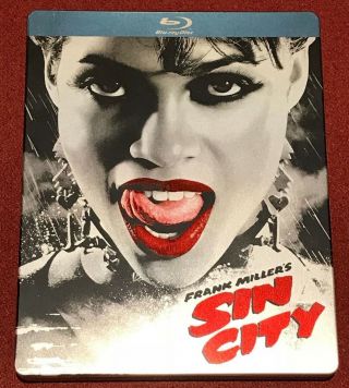 Sin City (blu - Ray Disc,  2 - Disc Set,  Canadian Premium Edition) Rare Steelbook