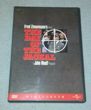 The Day Of The Jackal (1973) Dvd Edward Fox Fred Zinnemann Rare Opp