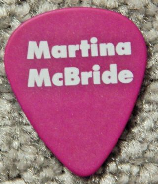Rare Martina Mcbride Guitar Pick From Mgm Grand Las Vegas Concert Collectible