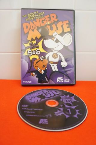 Danger Mouse The Complete Season 5 & 6 (dvd,  2006) Rare Cartoon Oop