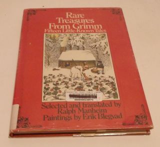 Rare Treasures From Grimm Fifteen Little - Known Tales Hc/dj 1981 1st.  Ed Book - D