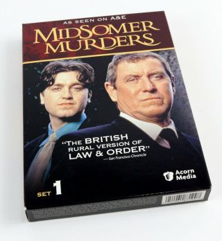 Midsomer Murders Set 1 (dvd,  3 - Disc Boxed Set) A&e,  Rare