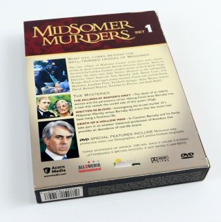 Midsomer Murders Set 1 (DVD,  3 - Disc Boxed Set) A&E,  RARE 2