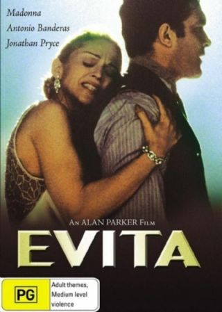 Evita Dvd R4: Madonna,  Antonio Banderas - Alan Parker Film - Rare Oop