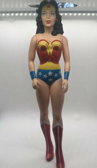 1988 15 " Pvc Figurine Doll Wonder Woman Dc Comics Rare Vintage Toy