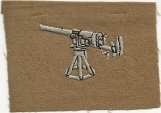 Ex/rare Pre Wwi " Usmc,  Shoulder Sleeve Artillery " Patch - Emb/wool