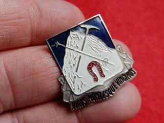 Rare Beer Can 87th Infantry Regiment 10th Mountain Division Dui Di Crest Pin