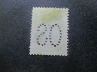 Kangaroo Stamps: 5d Brown Large Perf OS - seldom seen Rare (c251) 2