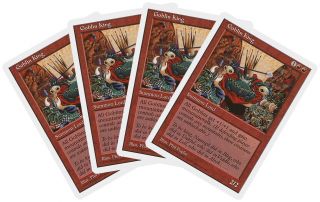 Goblin King [4x X4] 5th Edition Nm - M Red Rare Magic The Gathering Cards Abugames