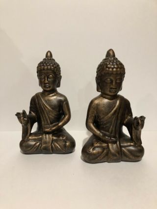 Pier One Buddha Bookends/statues Rare