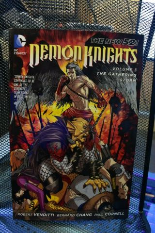 Demon Knights Volume 3 The Gathering Storm Dc 52 Tpb Rare Oop Etrigan