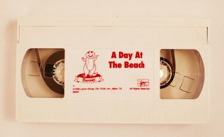 Barney - A Day at the Beach (VHS,  1989) Sandy Duncan Mom Rare HTF 3