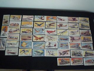 Rare D.  C.  Thomson 1937 Wizard Comic " Speed " Full Set Of 48 Trade Cards Exc/cond