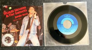 Shakin’ Stevens And The Sunsets 7” Vinyl Single Jungle Rock Rare Intercord P/s