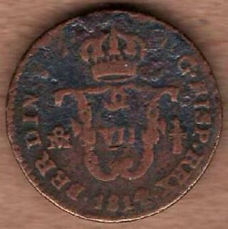 Mexico 1/8 Real 1814 Extremely Scarce And Rare.
