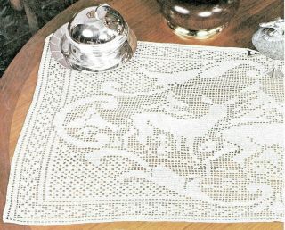 Rare Deer Tranquility Filet Doily/crochet Pattern Instructions Only