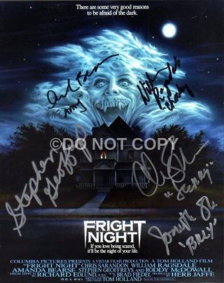 Fright Night 1985 William Ragsdale Rare Cast Signed Autographed 8x10 Reprint