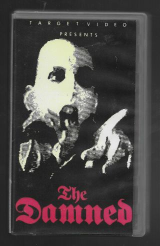 The Damned Rare Live In 1979 Target Video Vhs Ex,  Cond Oop