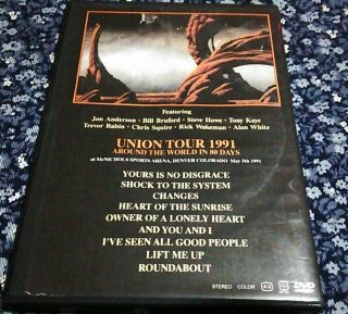 YES / 1991 USA / RARE LIVE IMPORT / 1DVD / 2