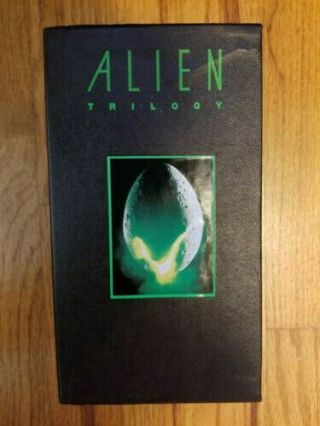 Alien Trilogy Vhs Video Complete Box Set Rare Like Sigourney Weaver