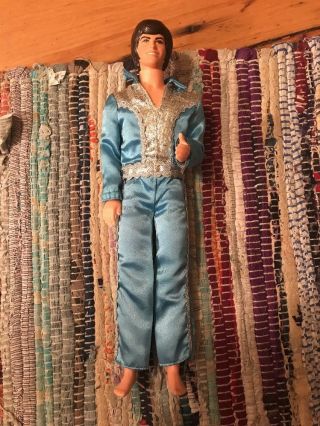Vintage Rare Donny Osmond Doll Sequin Blue Outfit 12”