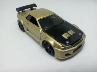 Hot Wheels 2009 Nissan Skyline Gt - R R32 Gold Dream Garage Jdm Vhtf Rare Import