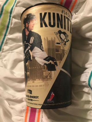 Rare Pittsburgh Penguins Souvenir Plastic Cup Glass Chris Kunitz 14