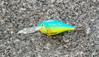 Rapala Risto Rap Rr - 5 Fishing Lure Crankbait Prt Parrot Rare Model & Color