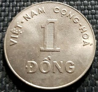 1964 Rare Vietnam 1 Dong Coin,  Unc (plus 1 Coin) D5724
