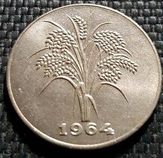 1964 Rare Vietnam 1 Dong coin,  UNC (plus 1 coin) D5724 2
