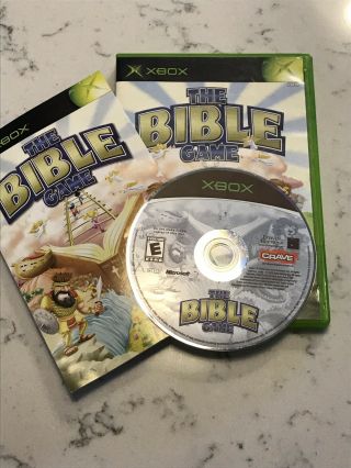 The Bible Game Microsoft Xbox Video Game Complete Rare