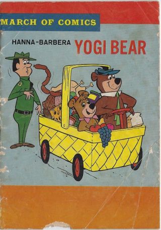 March Of Comics 279 Yogi Bear Rare Mini Comic Giveaway Promo G,  1965 Promotional