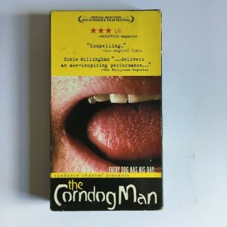 The Corndog Man - Noble Willingham - Rare & Oop - Indie Cult Thriller - Vhs
