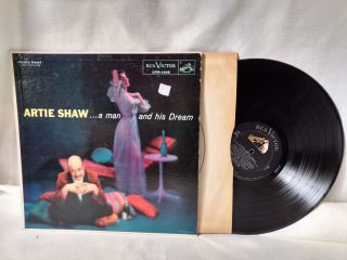 Arty Shaw Lp.  A Man And His Dream Rca Victor Lpm 1648 Sexy Cover Rare Vg,