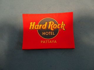 Hard Rock Cafe Pattaya Hotel Classic Logo Rubber Magnet Rare