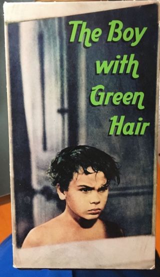The Boy With Green Hair (vhs) Rare 1948 Classic Stars Robert Ryan,  Barbara Hale