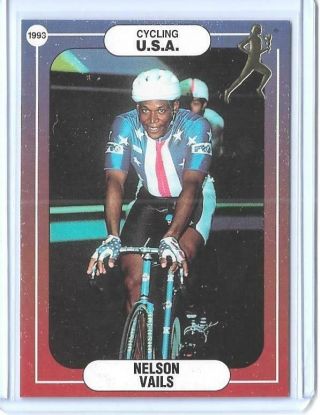 Rare 1992/93 Iccoa Nelson Vails Card 22c Sprint Cycling Olympics Athletes