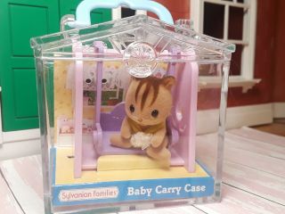 Calico Critters Sylvanian Families Baby Squirrel Rare Swing Bottle Flair