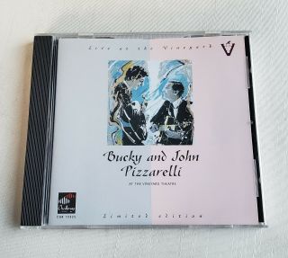Bucky And John Pizzarelli Live At The Vineyard Theater Rare Jazz Cd