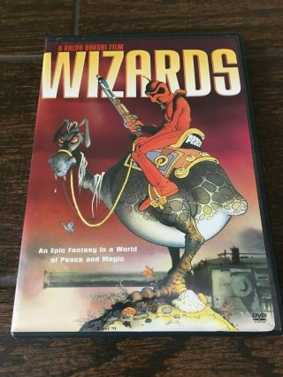 Rare Wizards A Ralph Bakshi Film 1977 Dvd Movie Widescreen Edition Lotr Animated