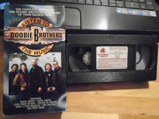 Rare Oop Doobie Brothers Vhs Music Video Listen To The Music Michael Mcdonald 89